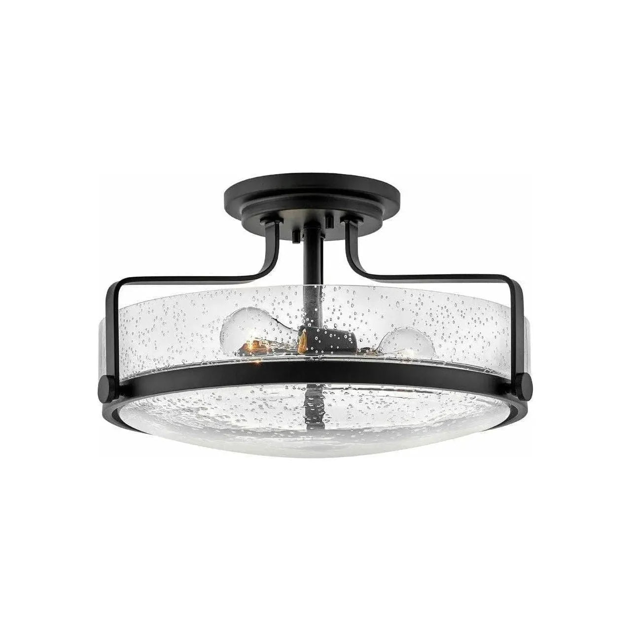 Hinkley Lighting - Harper Semi-Flush Mount - 3643BK-CS | Montreal Lighting & Hardware