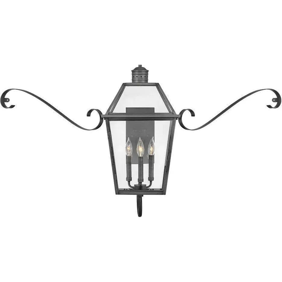 Hinkley Lighting - Nouvelle 27-Inch Outdoor Wall Mount - 2774BLB-SCR | Montreal Lighting & Hardware