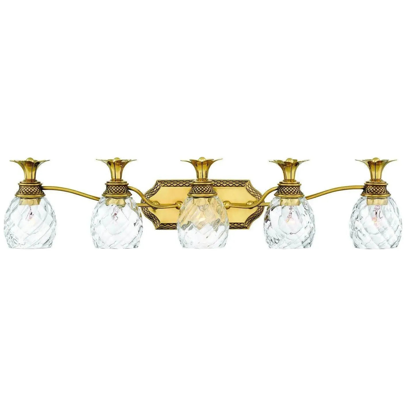 Hinkley Lighting - Plantation 37-Inch Five Light Bath - 5315BB | Montreal Lighting & Hardware