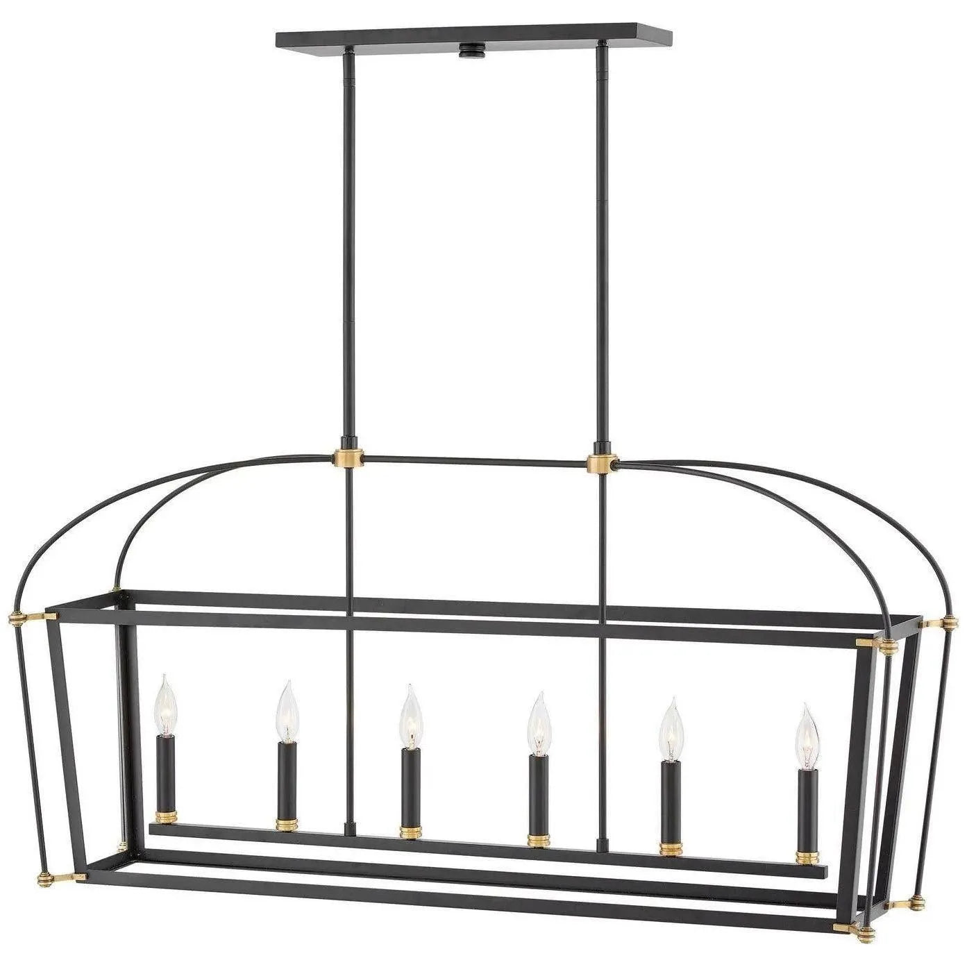 Hinkley Lighting - Selby 48-Inch Linear Suspension - 4054BK | Montreal Lighting & Hardware