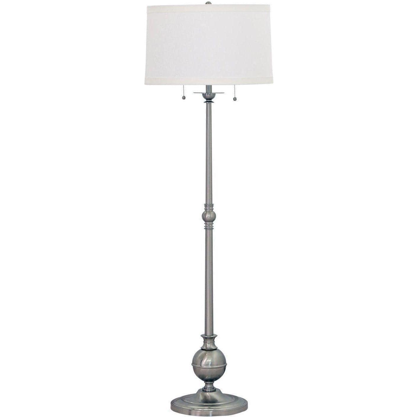 House of Troy - Essex Two Light Floor Lamp - E901-SN | Montreal Lighting & Hardware
