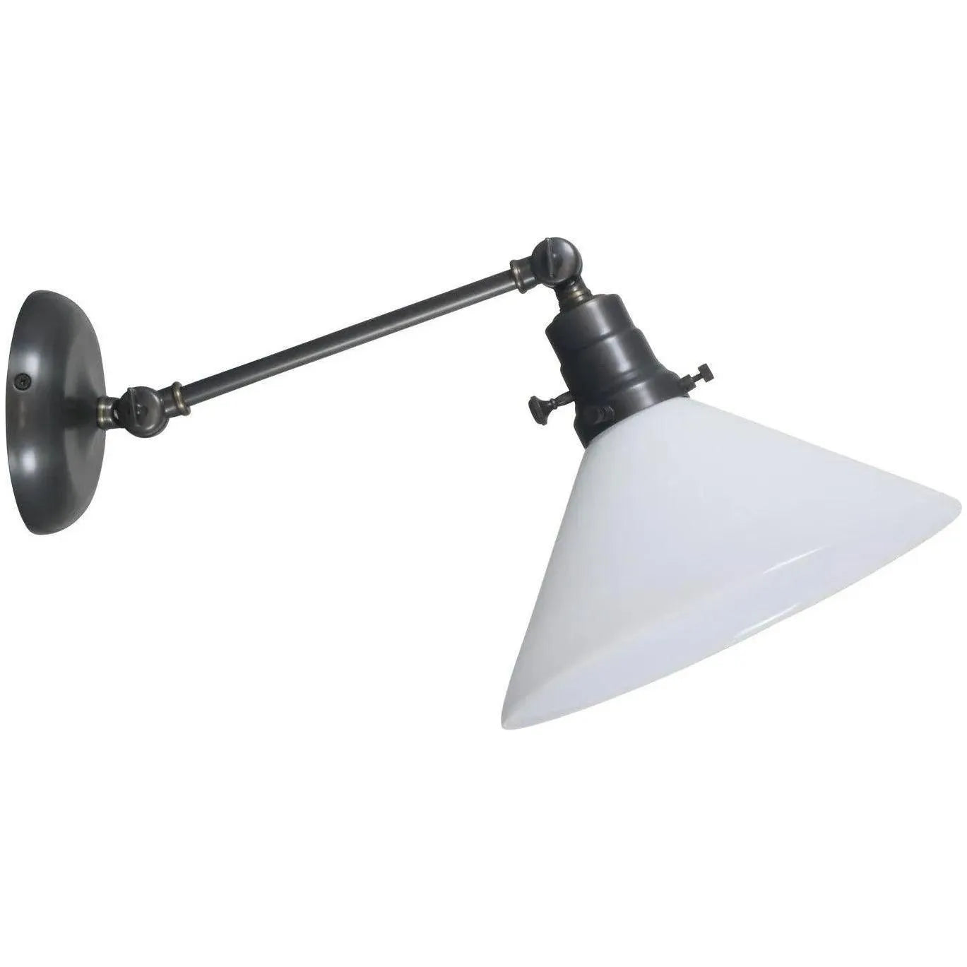 House of Troy - Otis One Light Wall Sconce - OT675-OB-WT | Montreal Lighting & Hardware