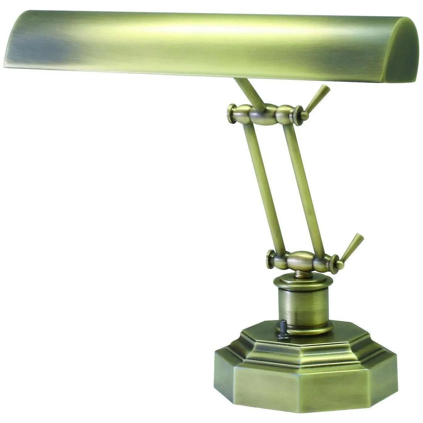 House of Troy - Piano Desk 14-Inch Two Light Lamp - P14-203-AB | Montreal Lighting & Hardware