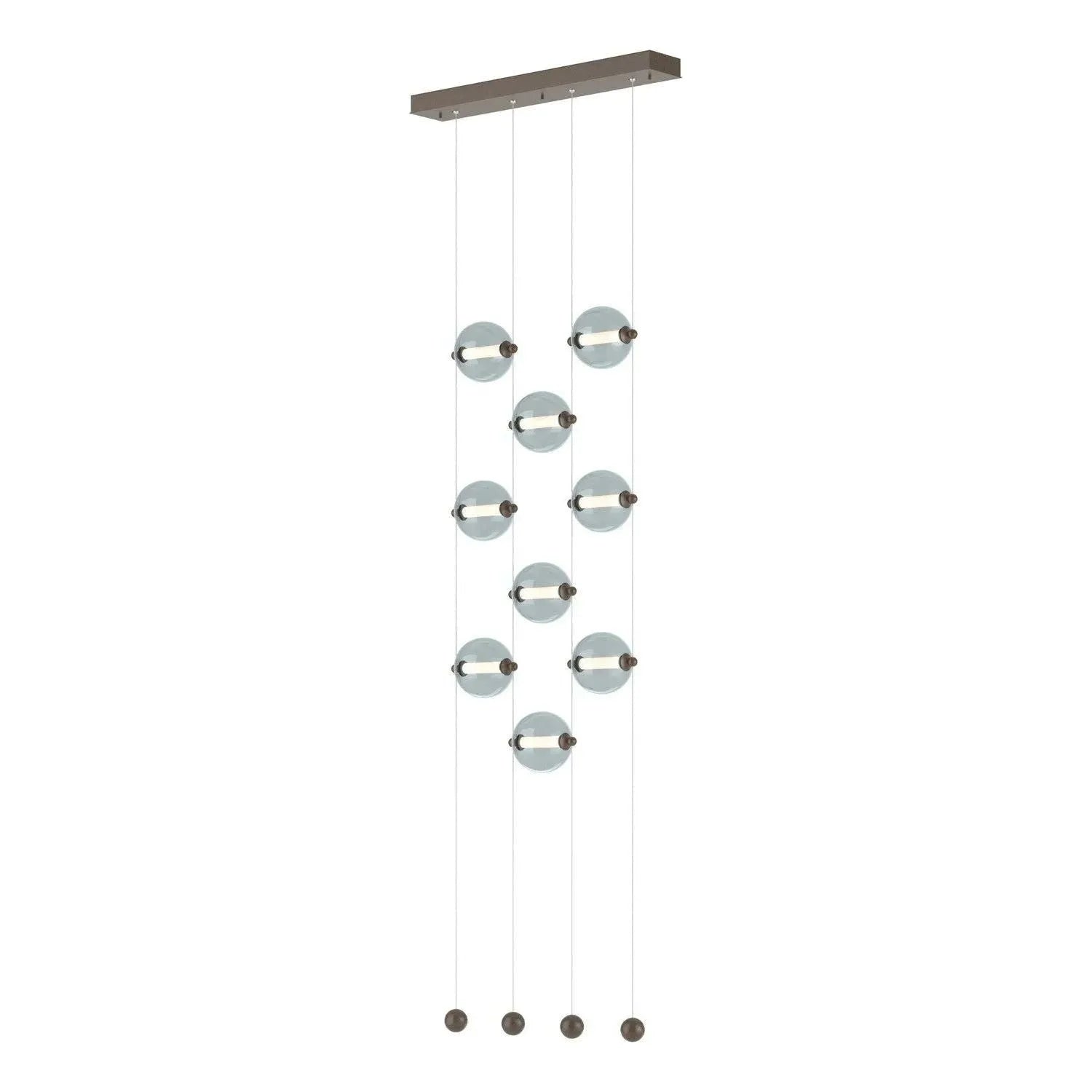 Hubbardton Forge - Abacus Ceiling to Floor LED Pendant - 139057-LED-STND-05-YL0668 | Montreal Lighting & Hardware