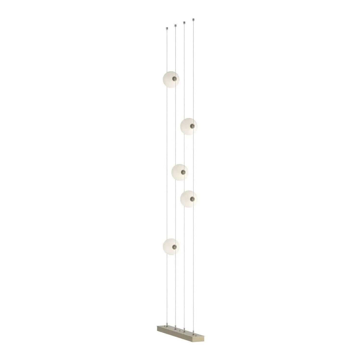 Hubbardton Forge - Abacus Floor to Ceiling LED Pendant (Plug-In) - 289520-LED-STND-84-GG0668 | Montreal Lighting & Hardware
