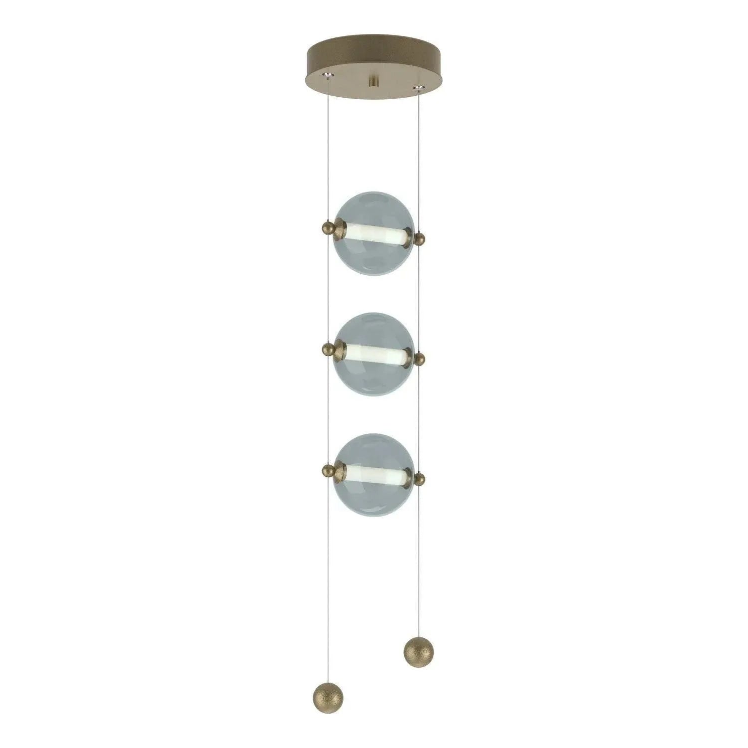 Hubbardton Forge - Abacus LED Multi-Light Pendant - 139059-LED-STND-84-YL0668 | Montreal Lighting & Hardware