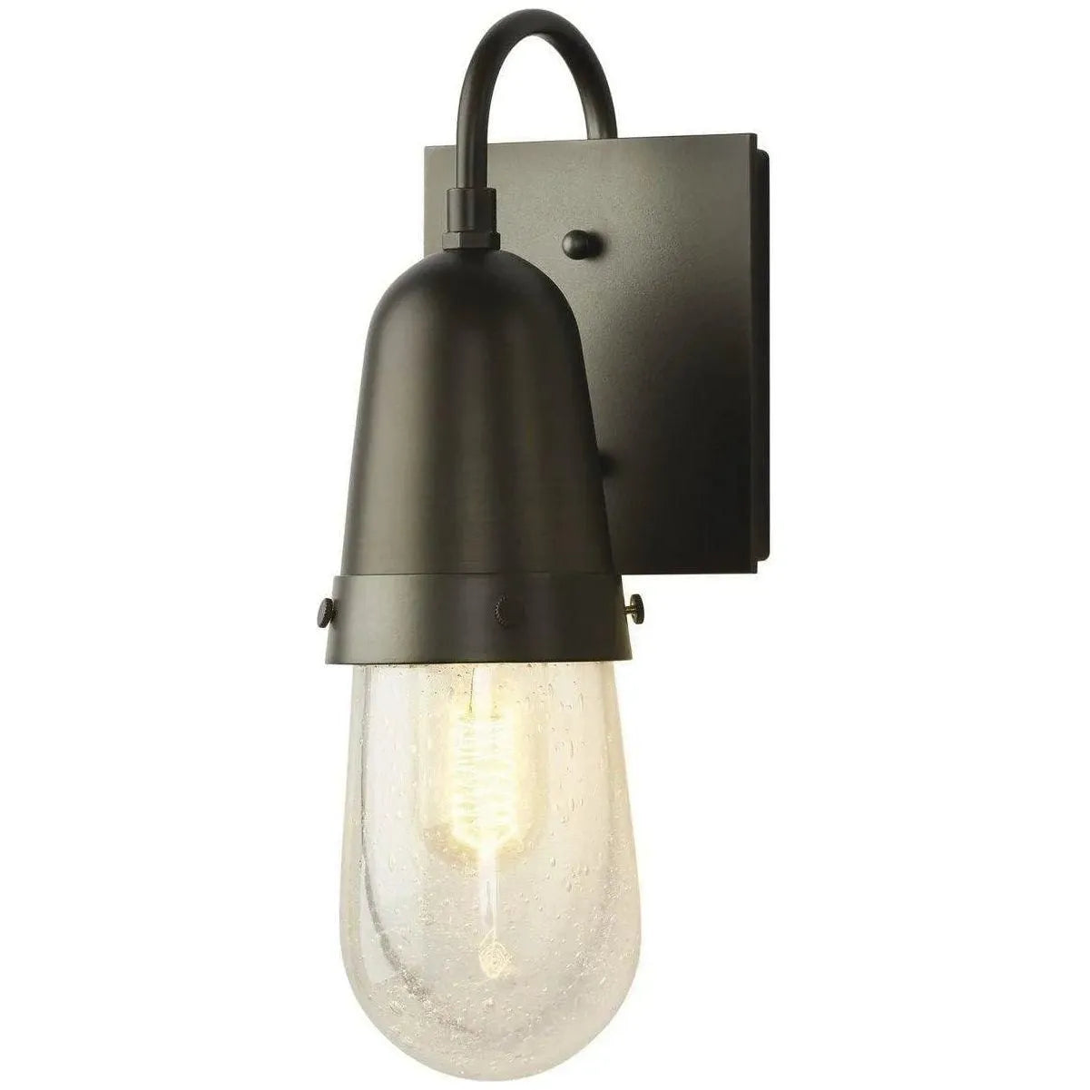 Hubbardton Forge - Fizz 13-Inch One Light Outdoor Wall Sconce - 302750-SKT-77-YG0512 | Montreal Lighting & Hardware