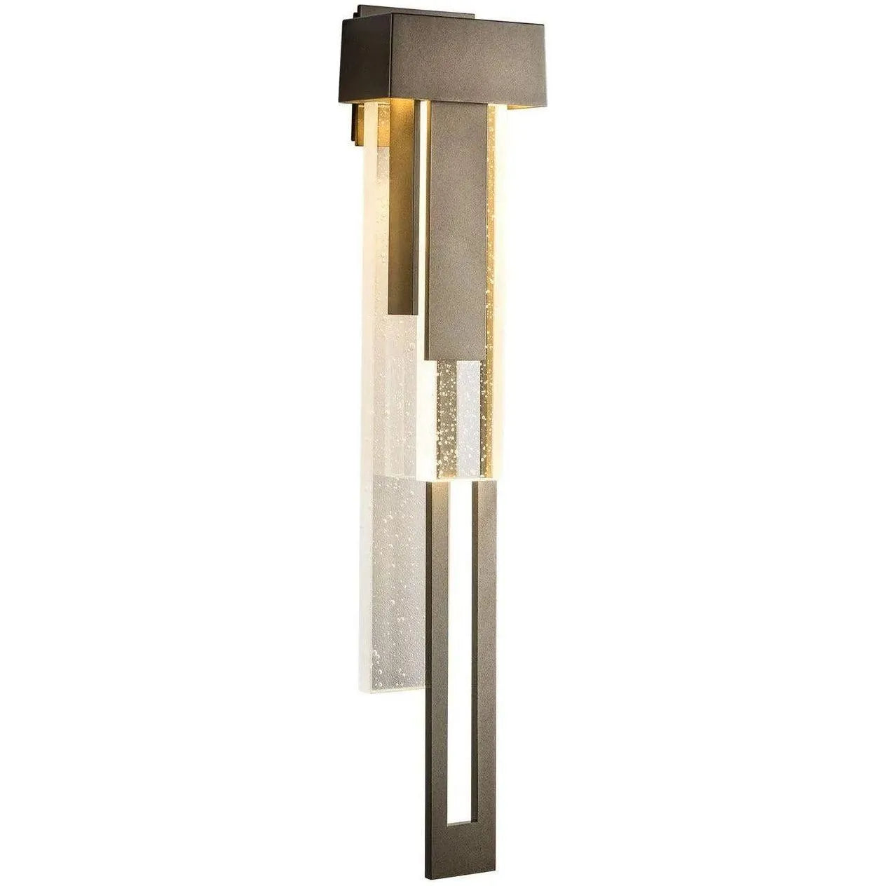 Hubbardton Forge - Rainfall 30-Inch LED Outdoor Wall Sconce - 302533-LED-RGT-77-II0596 | Montreal Lighting & Hardware
