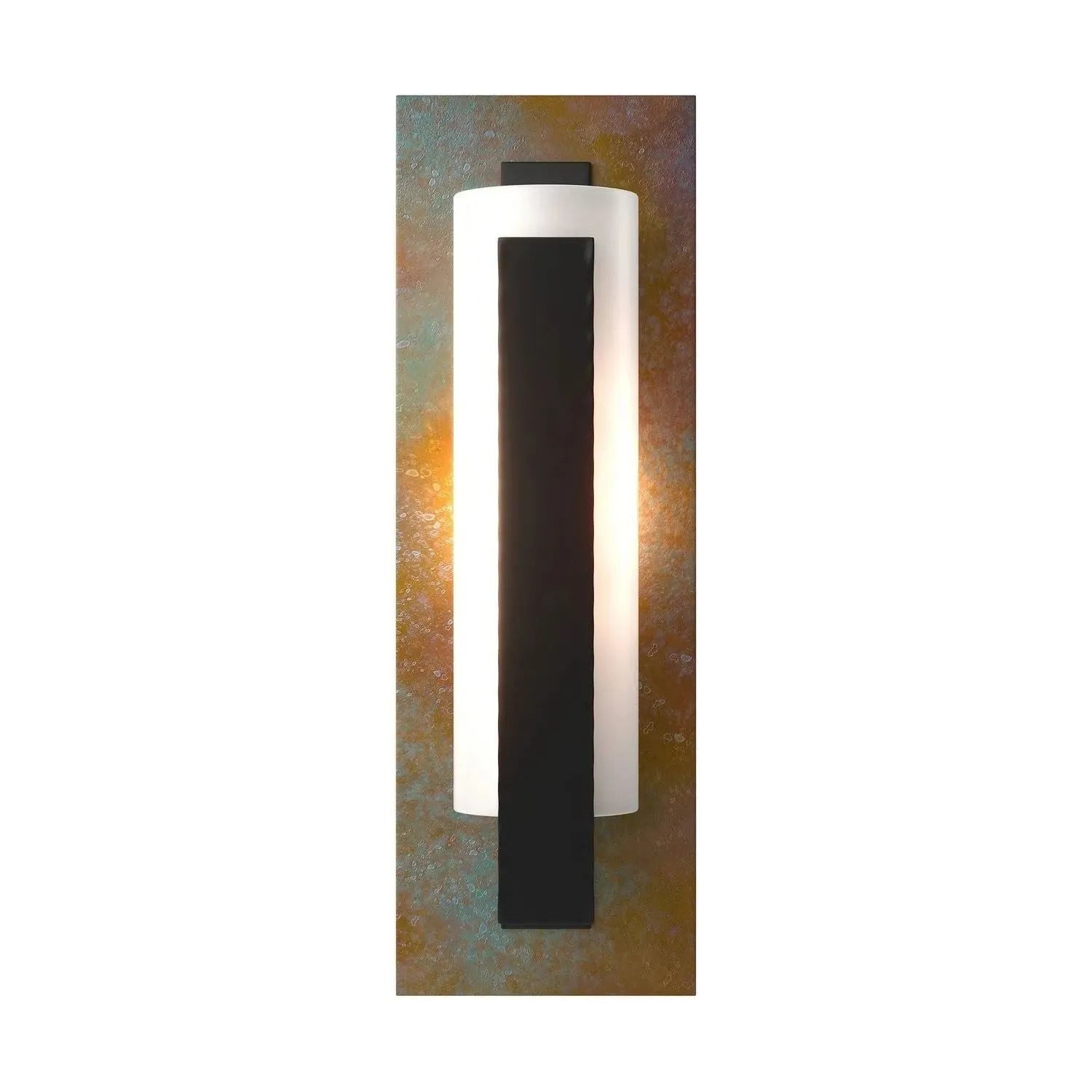 Hubbardton Forge - Vertical Bar Wall Sconce w/ Backplate - 217186-SKT-10-CP-GG0065 | Montreal Lighting & Hardware