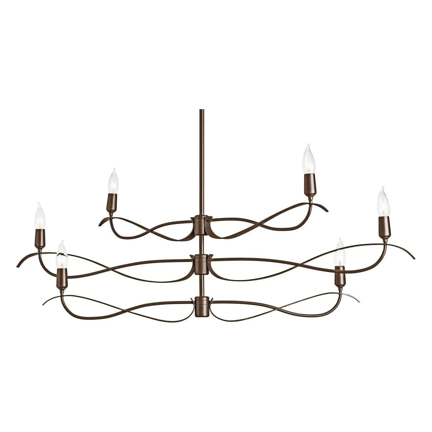 Hubbardton Forge - Willow Chandelier - 136350-SKT-MULT-05 | Montreal Lighting & Hardware
