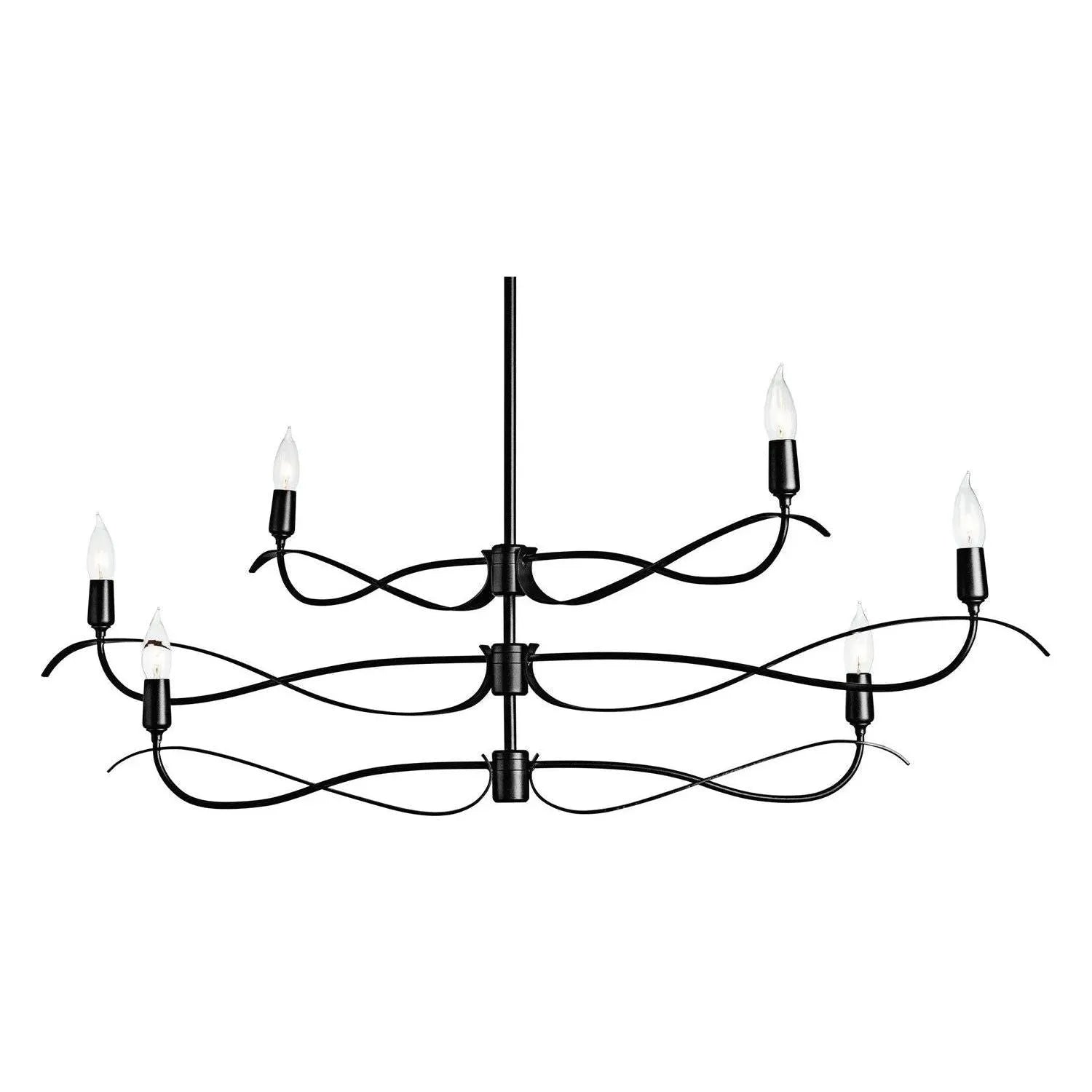 Hubbardton Forge - Willow Chandelier - 136350-SKT-MULT-10 | Montreal Lighting & Hardware