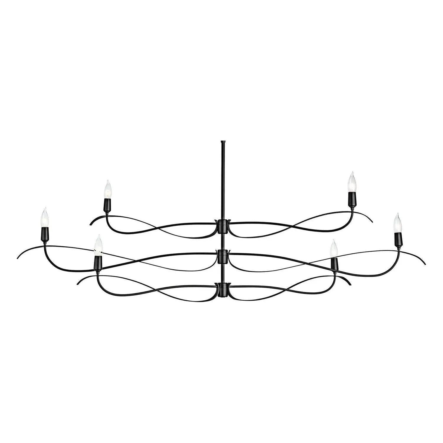Hubbardton Forge - Willow Chandelier - 136352-SKT-MULT-10 | Montreal Lighting & Hardware