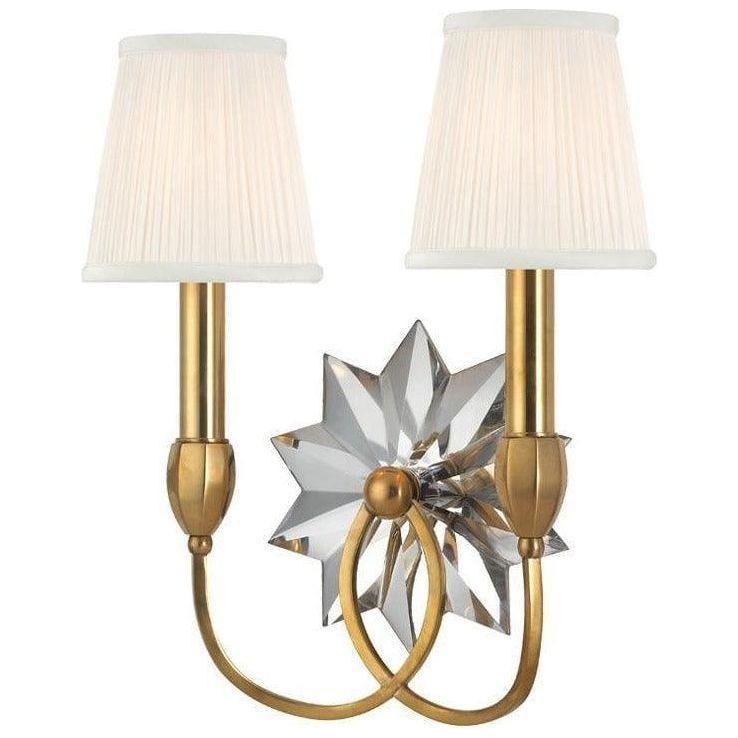 Hudson Valley Lighting - Barton Wall Sconce - 3212-AGB | Montreal Lighting & Hardware