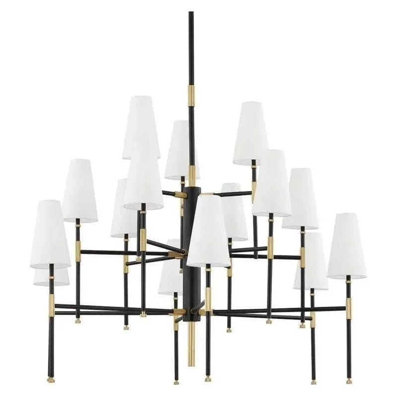 Hudson Valley Lighting - Bowery Chandelier - 3748-AOB | Montreal Lighting & Hardware