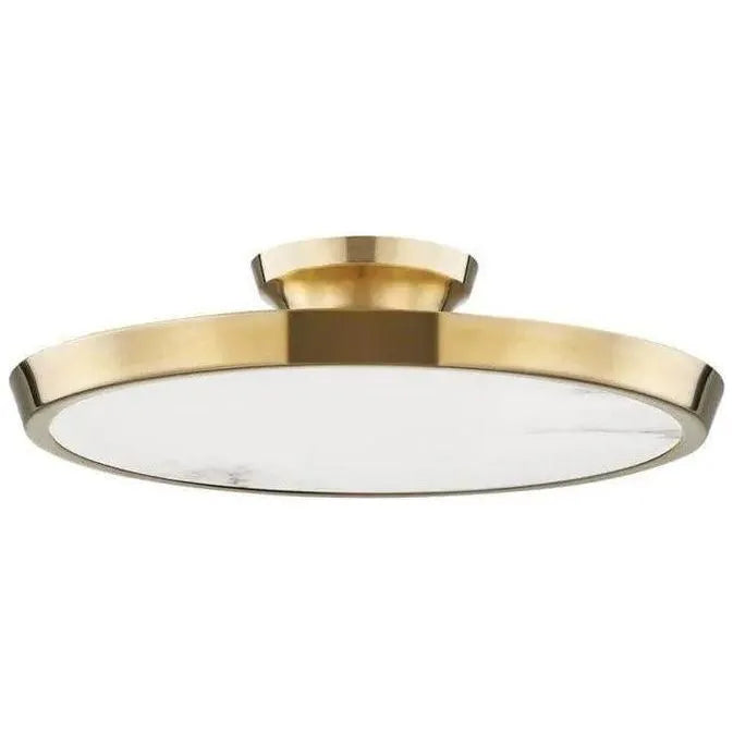 Hudson Valley Lighting - Draper LED Flush Mount - 3600-AGB | Montreal Lighting & Hardware