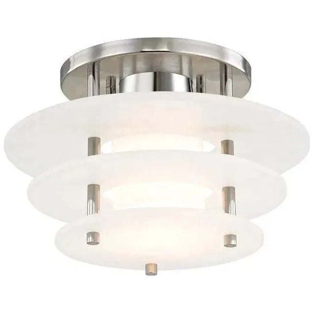 Hudson Valley Lighting - Gatsby LED Flush Mount - 9012F-PN | Montreal Lighting & Hardware