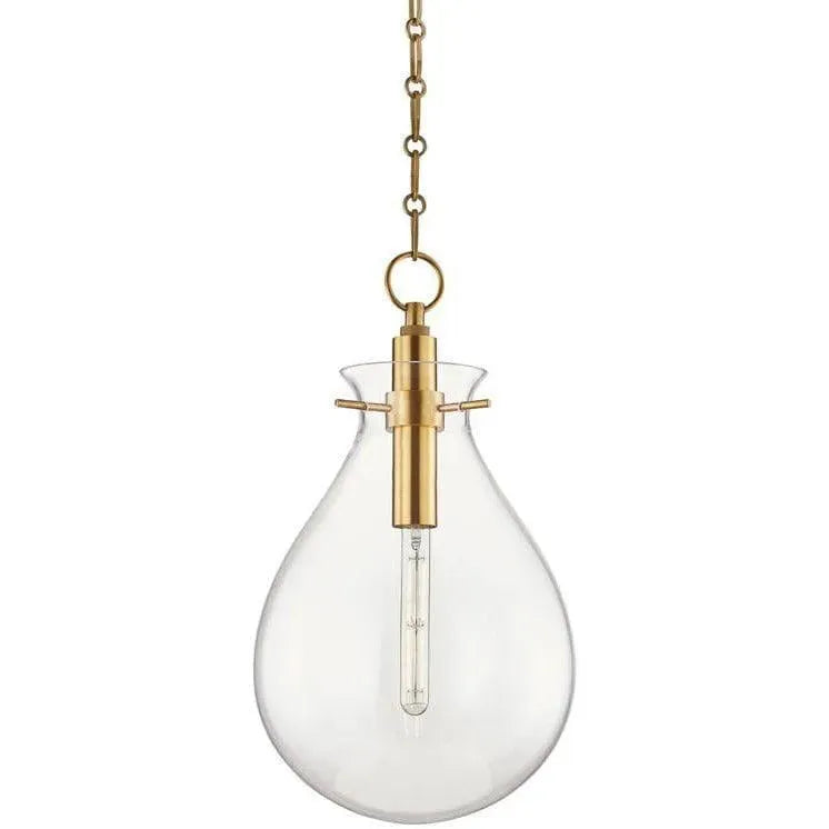 Hudson Valley Lighting - Ivy Pendant - BKO102-AGB | Montreal Lighting & Hardware