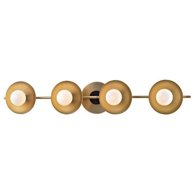 Hudson Valley Lighting - Julien Bath Vanity - 9804-AGB | Montreal Lighting & Hardware