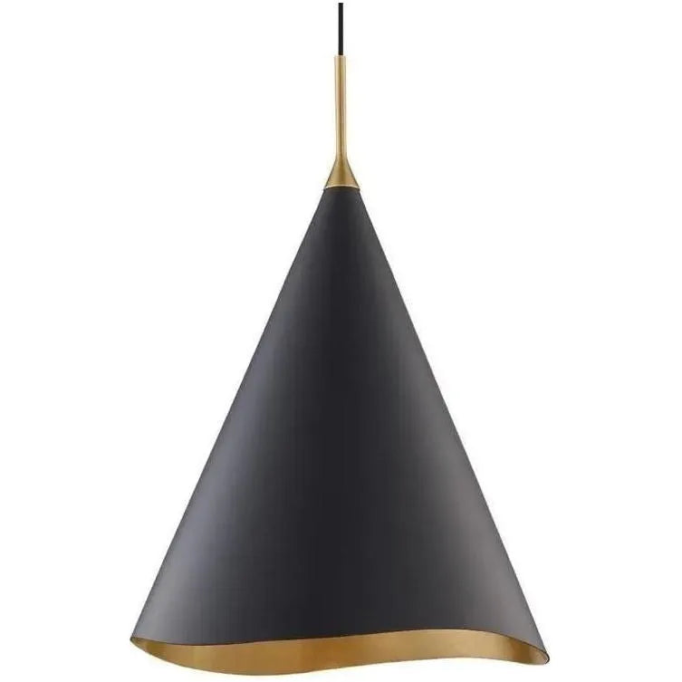 Hudson Valley Lighting - Martini Pendant - 9618-GL/BLK | Montreal Lighting & Hardware