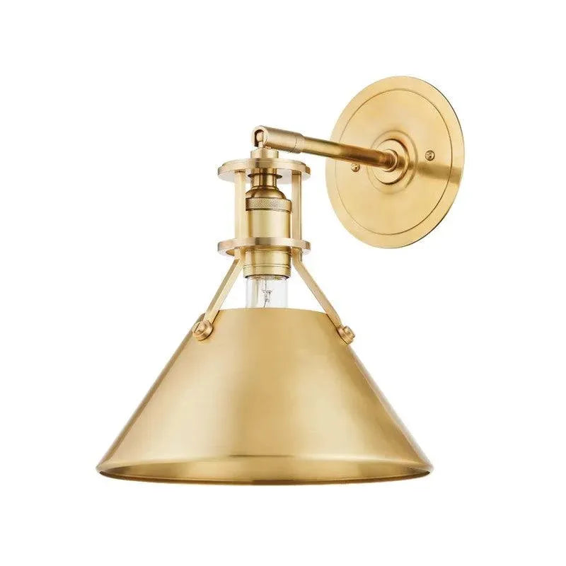 Hudson Valley Lighting - Metal No. 2 Wall Sconce - MDS950-AGB | Montreal Lighting & Hardware