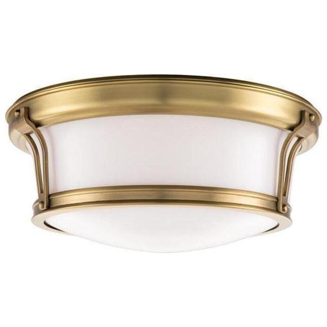 Hudson Valley Lighting - Newport Flush Mount - 6513-AGB | Montreal Lighting & Hardware