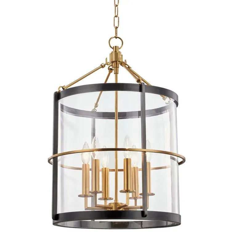 Hudson Valley Lighting - Ren Pendant - BKO201-AOB | Montreal Lighting & Hardware