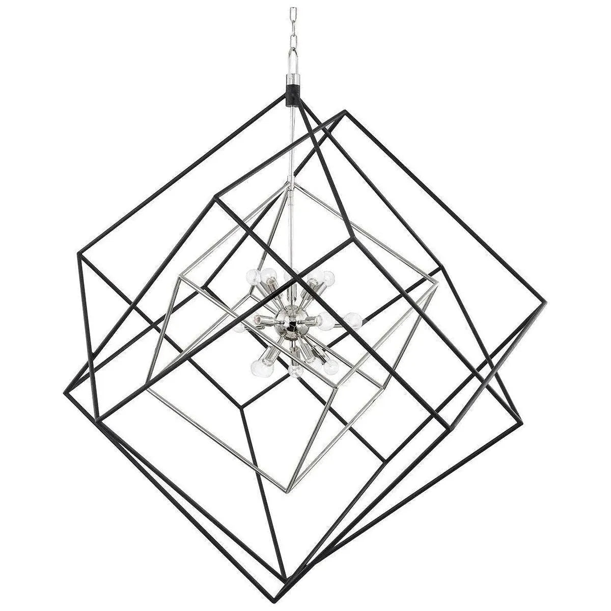 Hudson Valley Lighting - Roundout Pendant - 1255-PN/BK | Montreal Lighting & Hardware