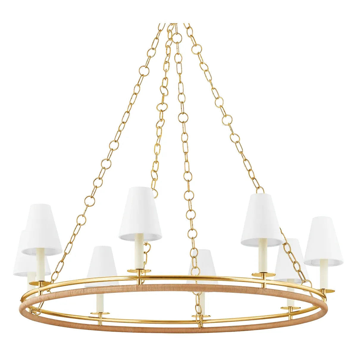 Hudson Valley Lighting - Swanton Chandelier - 4408-AGB | Montreal Lighting & Hardware