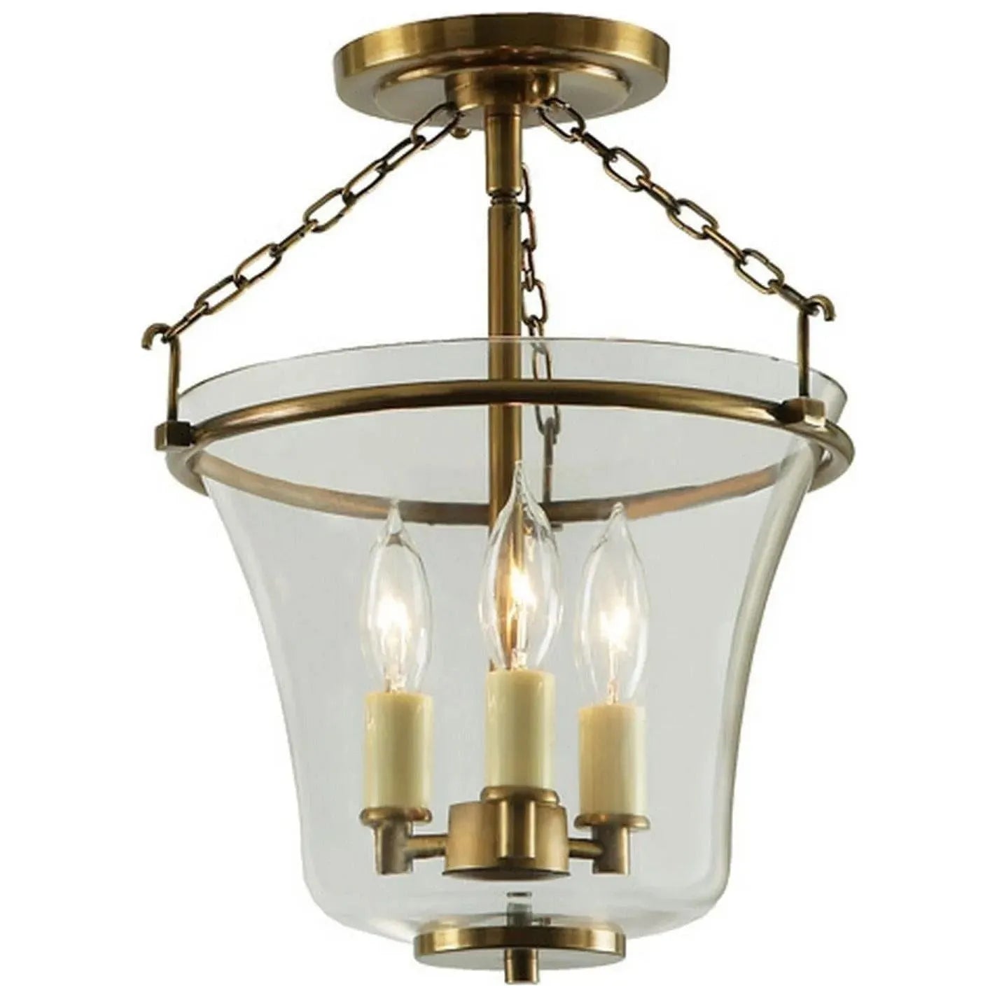 JVI Designs - Greenwich Semi Flush Mount - 1182-10 | Montreal Lighting & Hardware