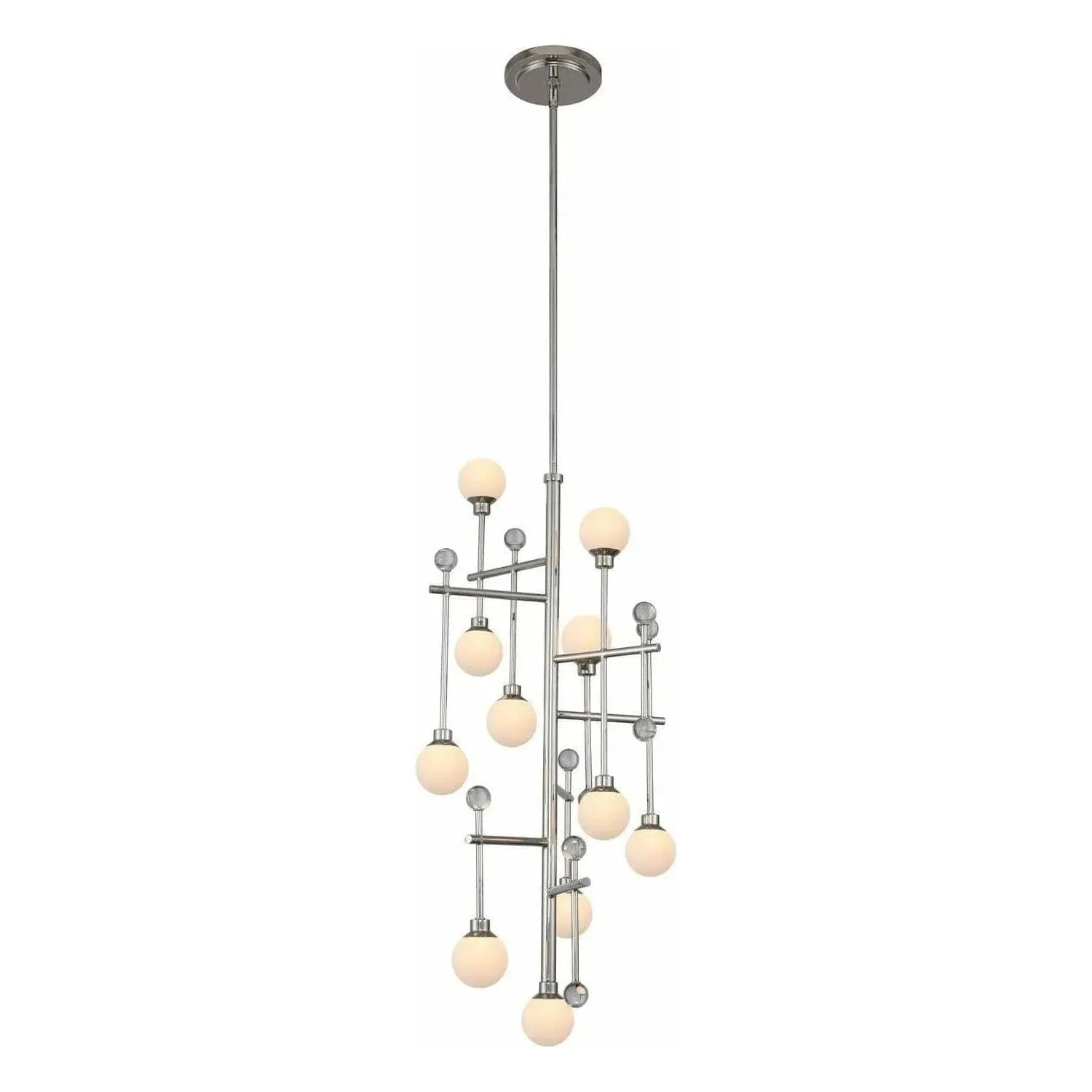 Kalco - Mercer LED Foyer Chandelier - 508650PN | Montreal Lighting & Hardware