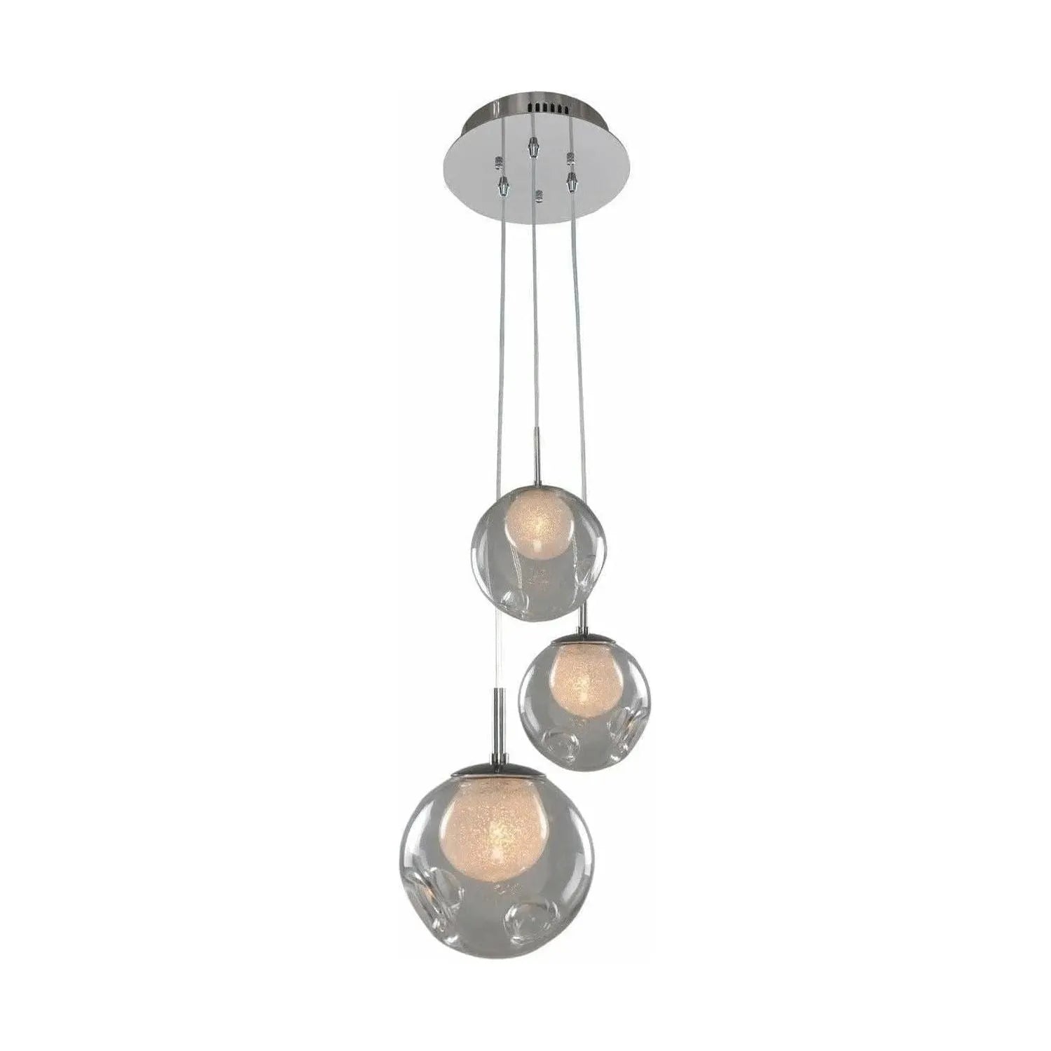 Kalco - Meteor Pendant - 309540CH/CLEAR | Montreal Lighting & Hardware