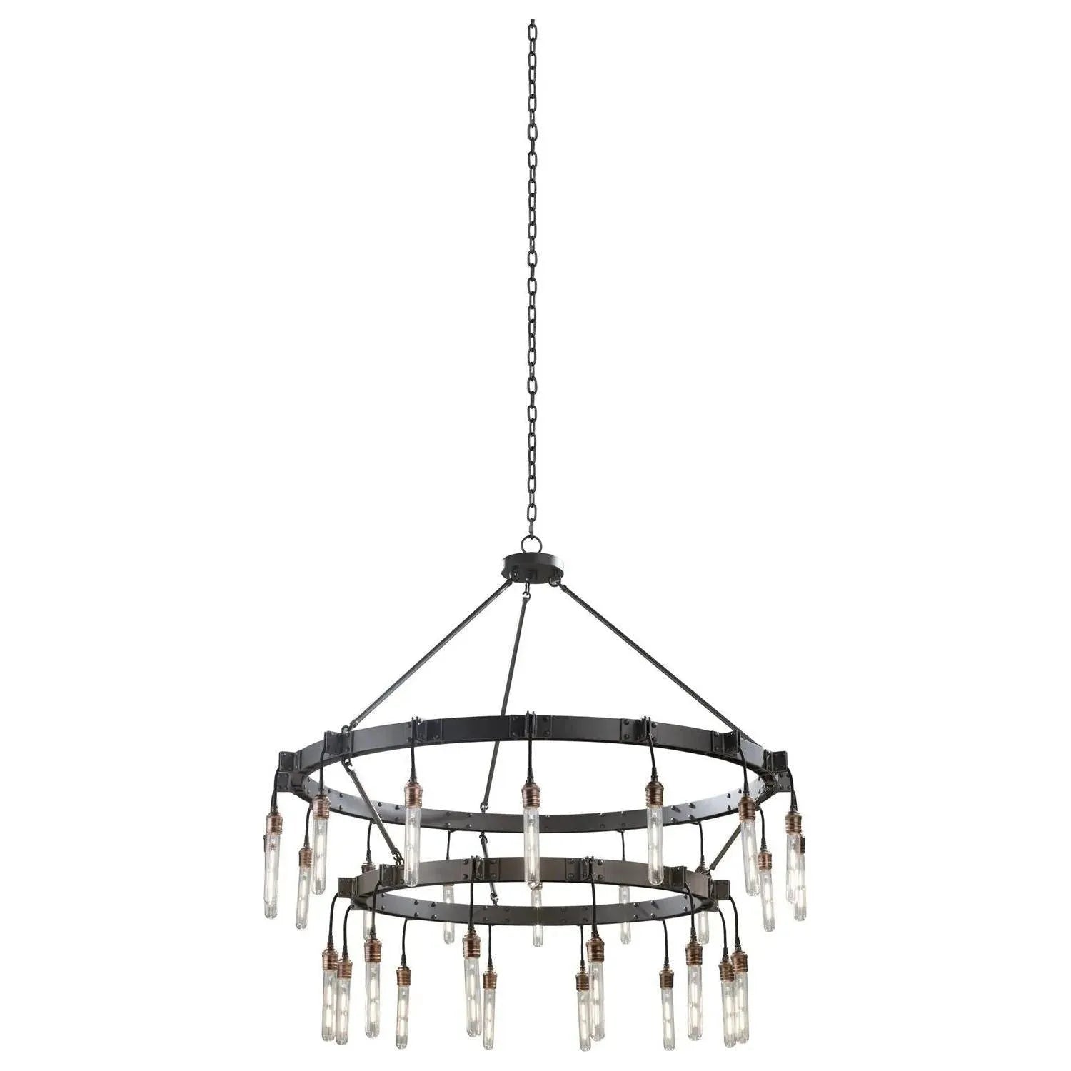 Kalco - Stuyvesant 2 Tier Chandelier - 506273MGM | Montreal Lighting & Hardware