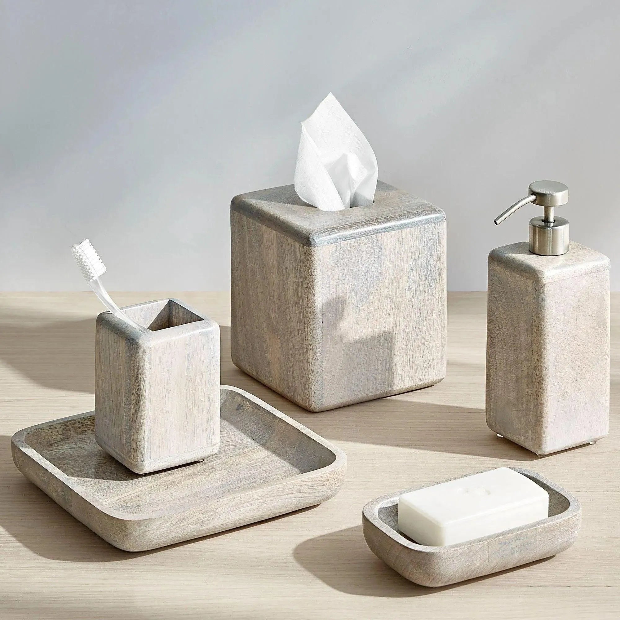 Kassatex - Fiji Bath Accessories - AFJ-LD-WHW | Montreal Lighting & Hardware