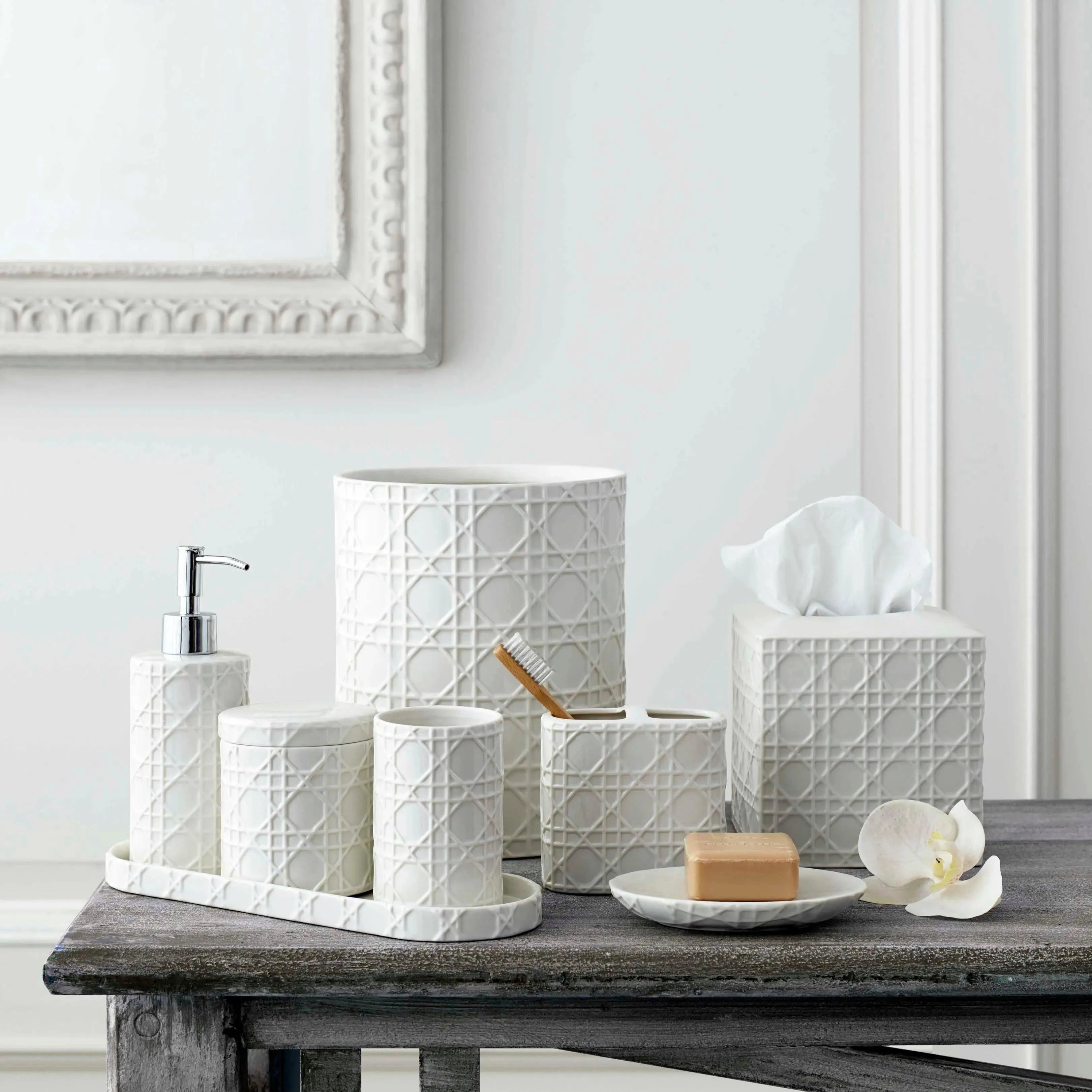 Kassatex - Rattan Bath Accessories - ARN-LD | Montreal Lighting & Hardware