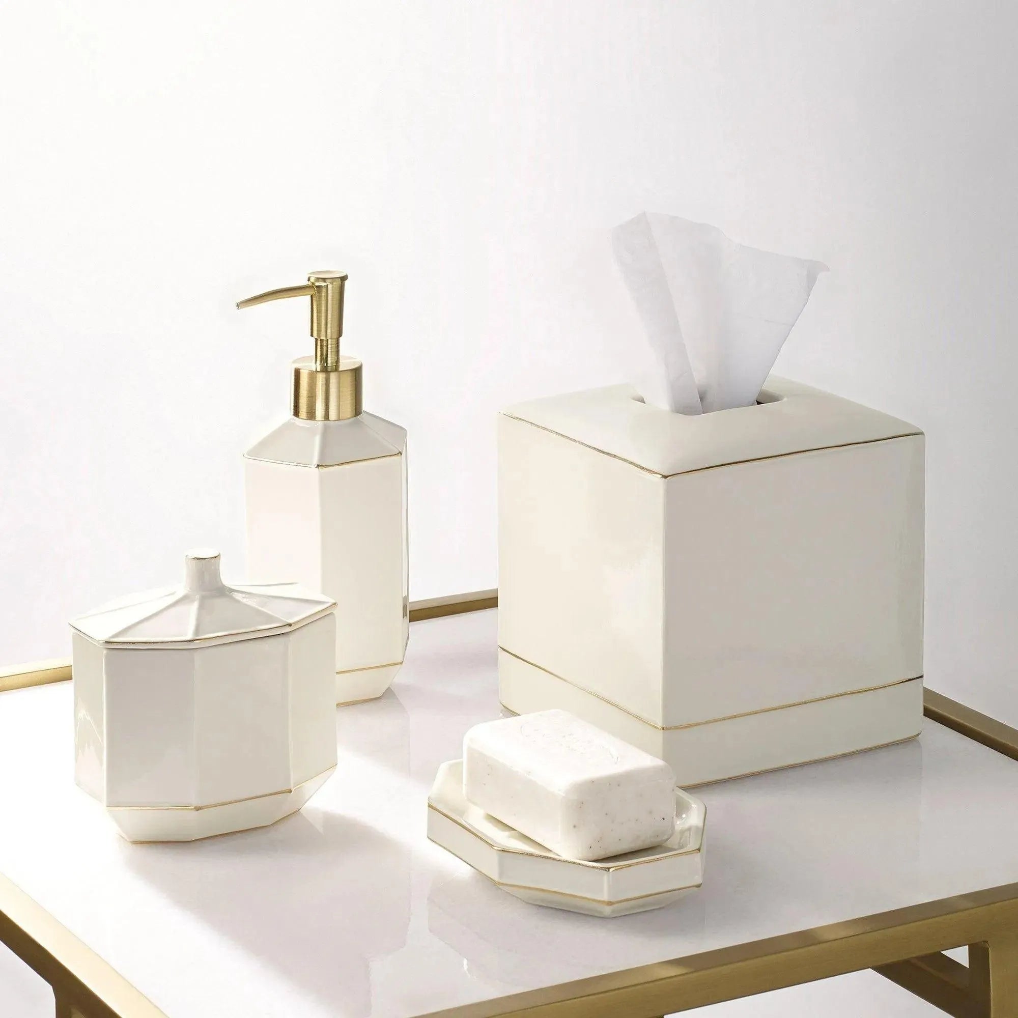 Kassatex - St. Honore Bath Accessories - AHN-LD-W | Montreal Lighting & Hardware