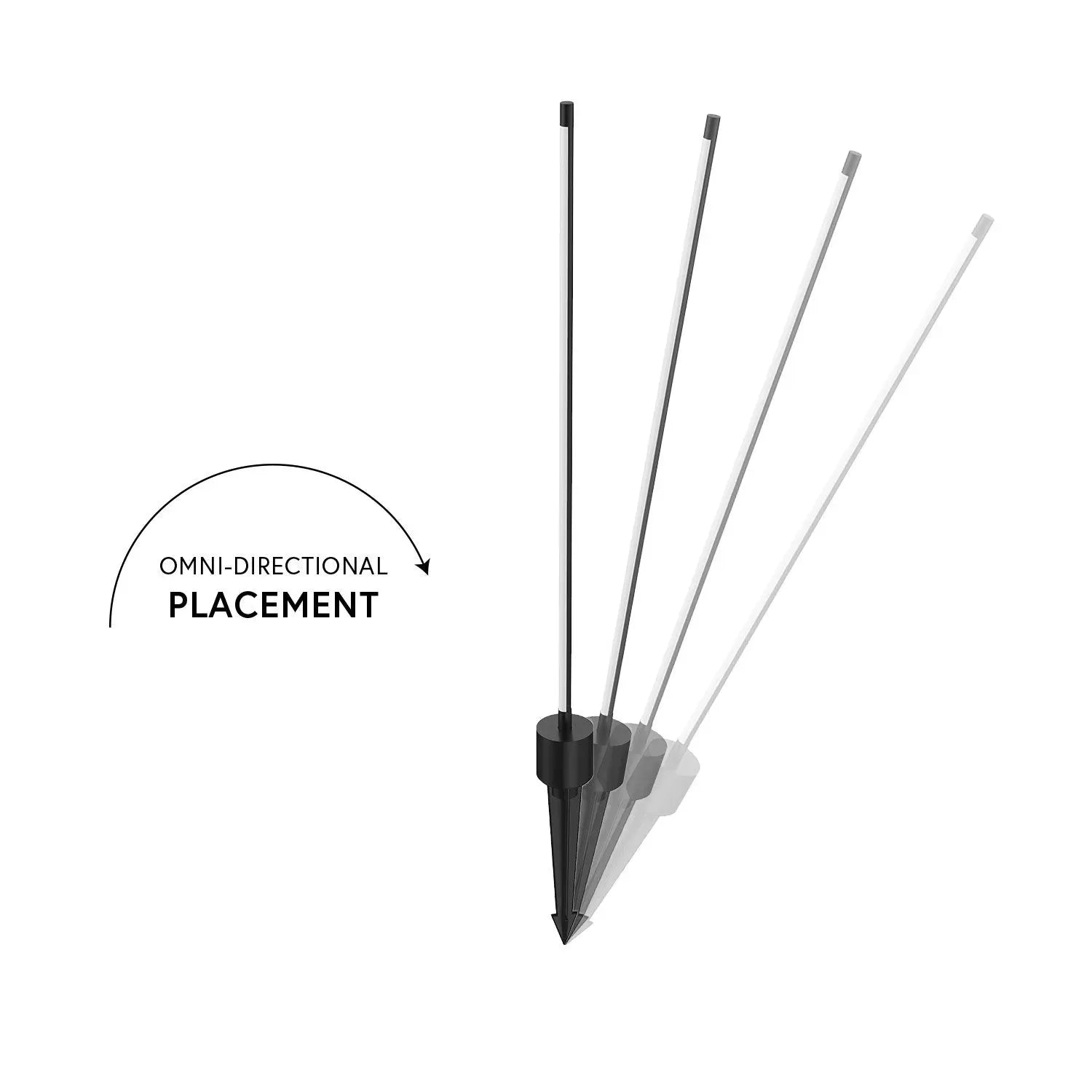 Kuzco Lighting - Dorian LED Garden Light - EG26718-BK | Montreal Lighting & Hardware