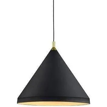 Kuzco Lighting - Dorothy One Light Pendant - 492824-BK/GD | Montreal Lighting & Hardware