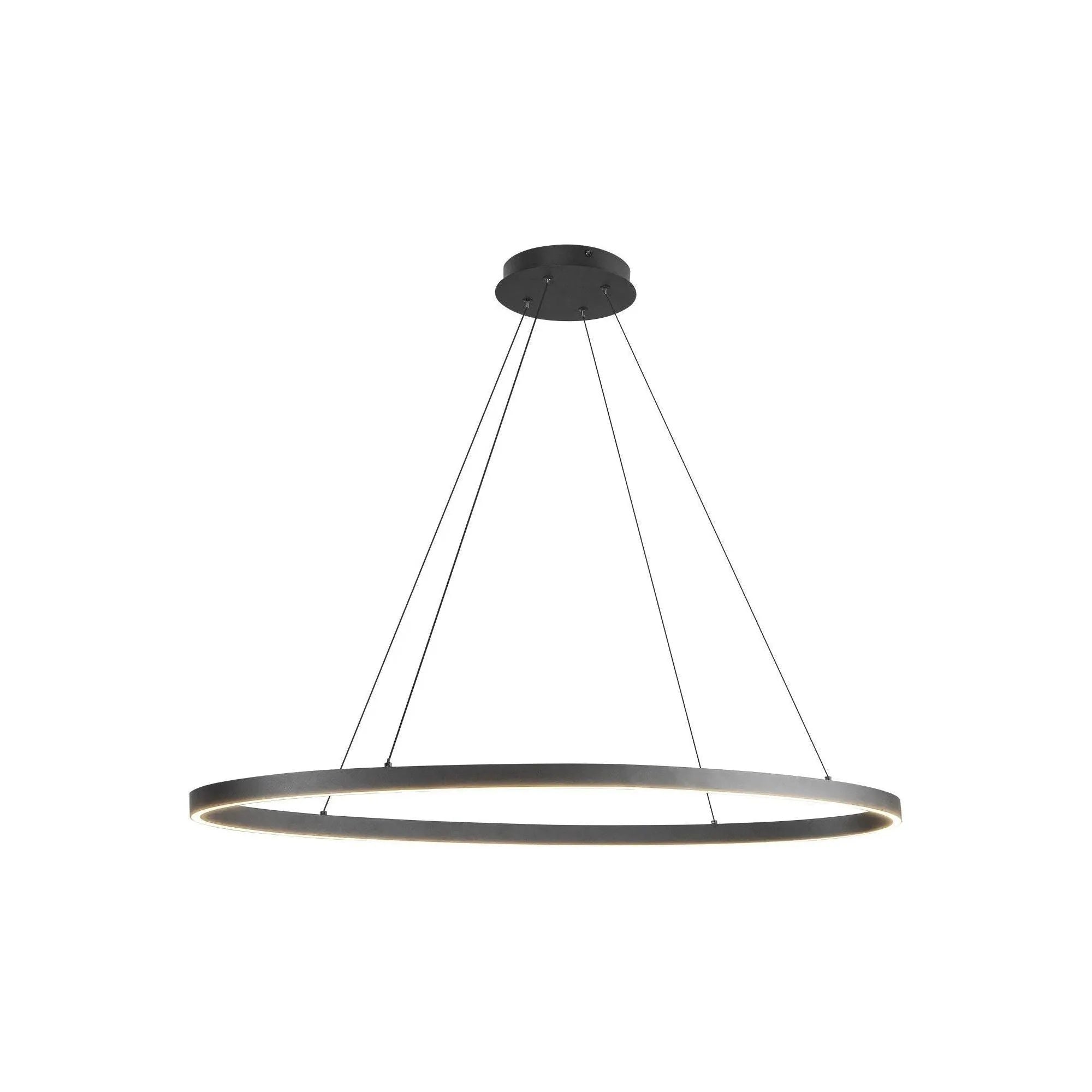 Kuzco Lighting - Ovale LED Linear Pendant - LP79140-BK | Montreal Lighting & Hardware