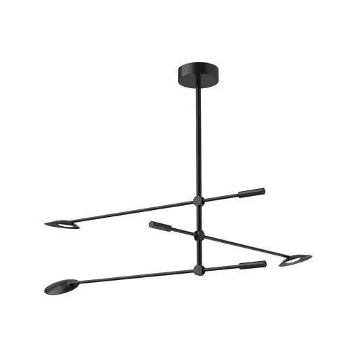 Kuzco Lighting - Rotaire LED Chandelier - CH90132-BK | Montreal Lighting & Hardware