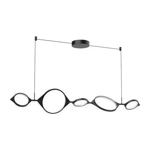 Kuzco Lighting - Serif LED Linear Pendant - LP84457-BK | Montreal Lighting & Hardware