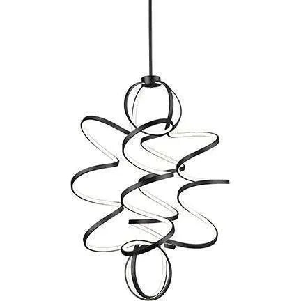 Kuzco Lighting - Synergy Vertical Chandelier - CH93941-BK | Montreal Lighting & Hardware