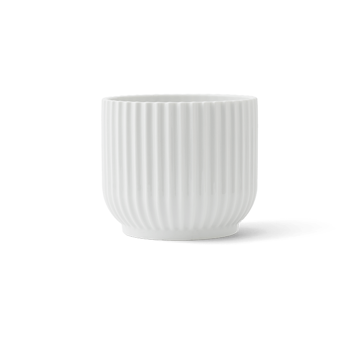 Lyngby Porcelæn 201392 Lyngby Flowerpot in White