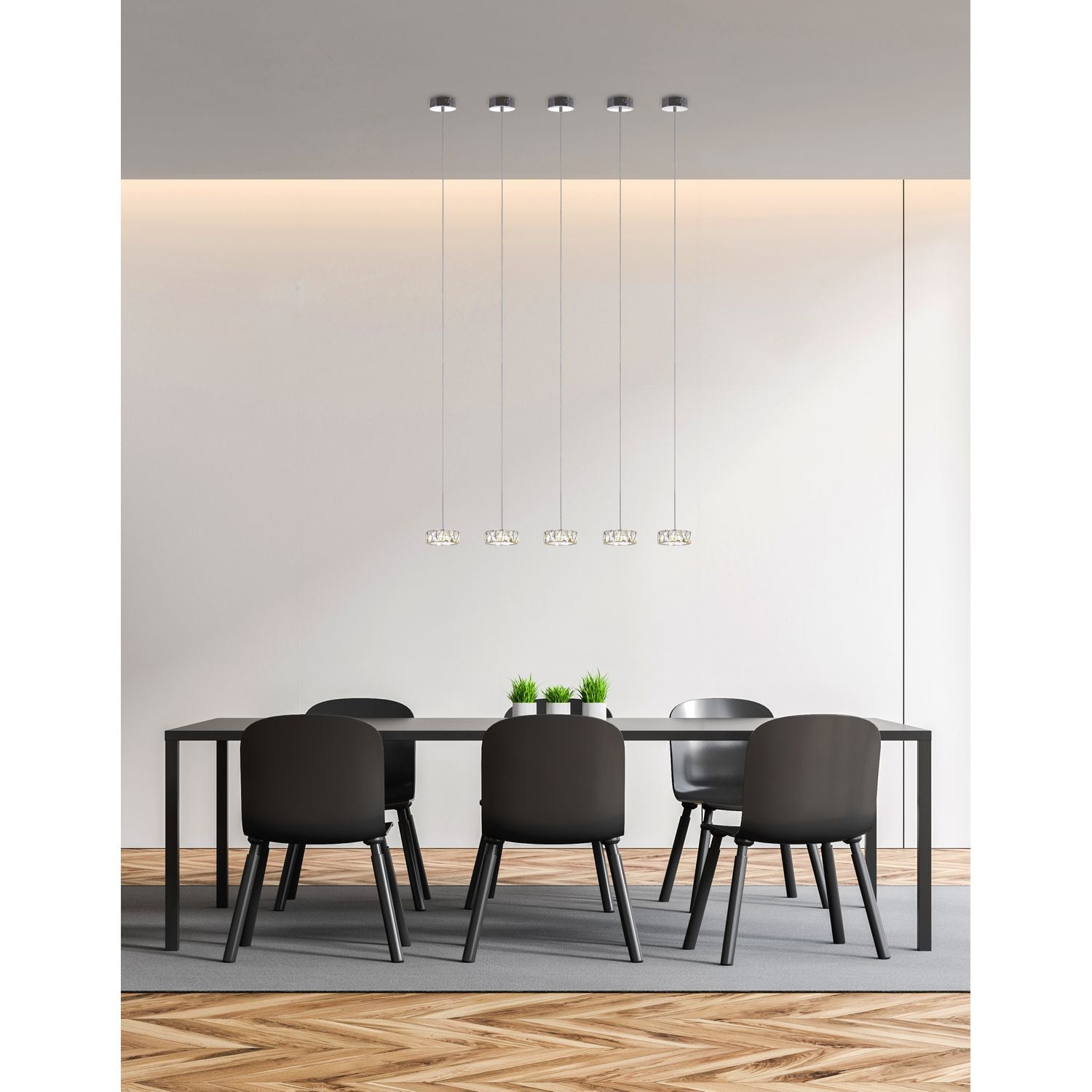CWI Lighting Canada - 5626P6-1-601 - Mini LED Suspension - Milan - Chrome