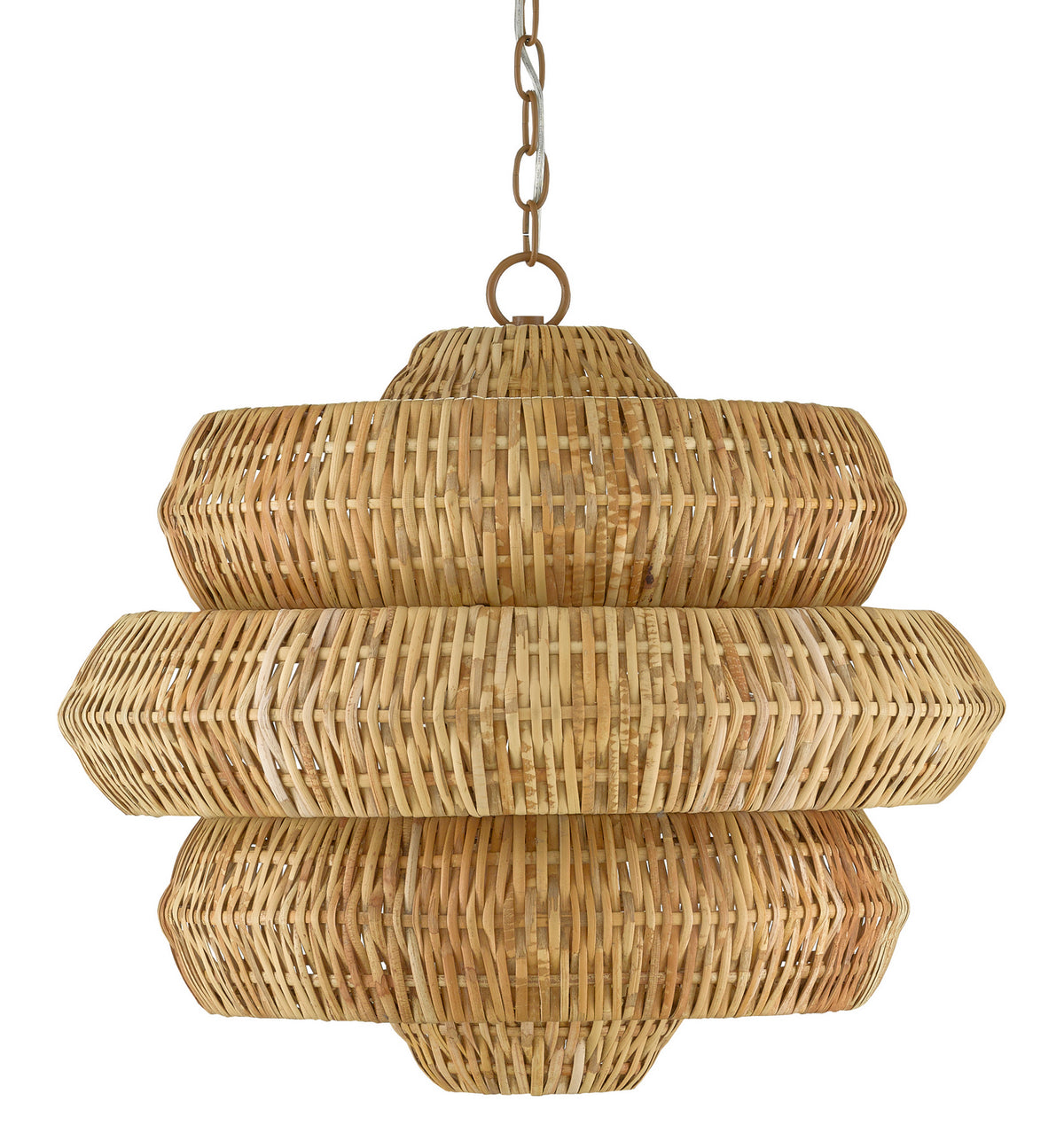 Currey and Company 9000-0604 Antibes Chandelier in Natural / Khaki