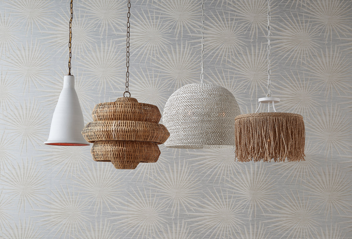 Currey and Company 9000-0604 Antibes Chandelier in Natural / Khaki