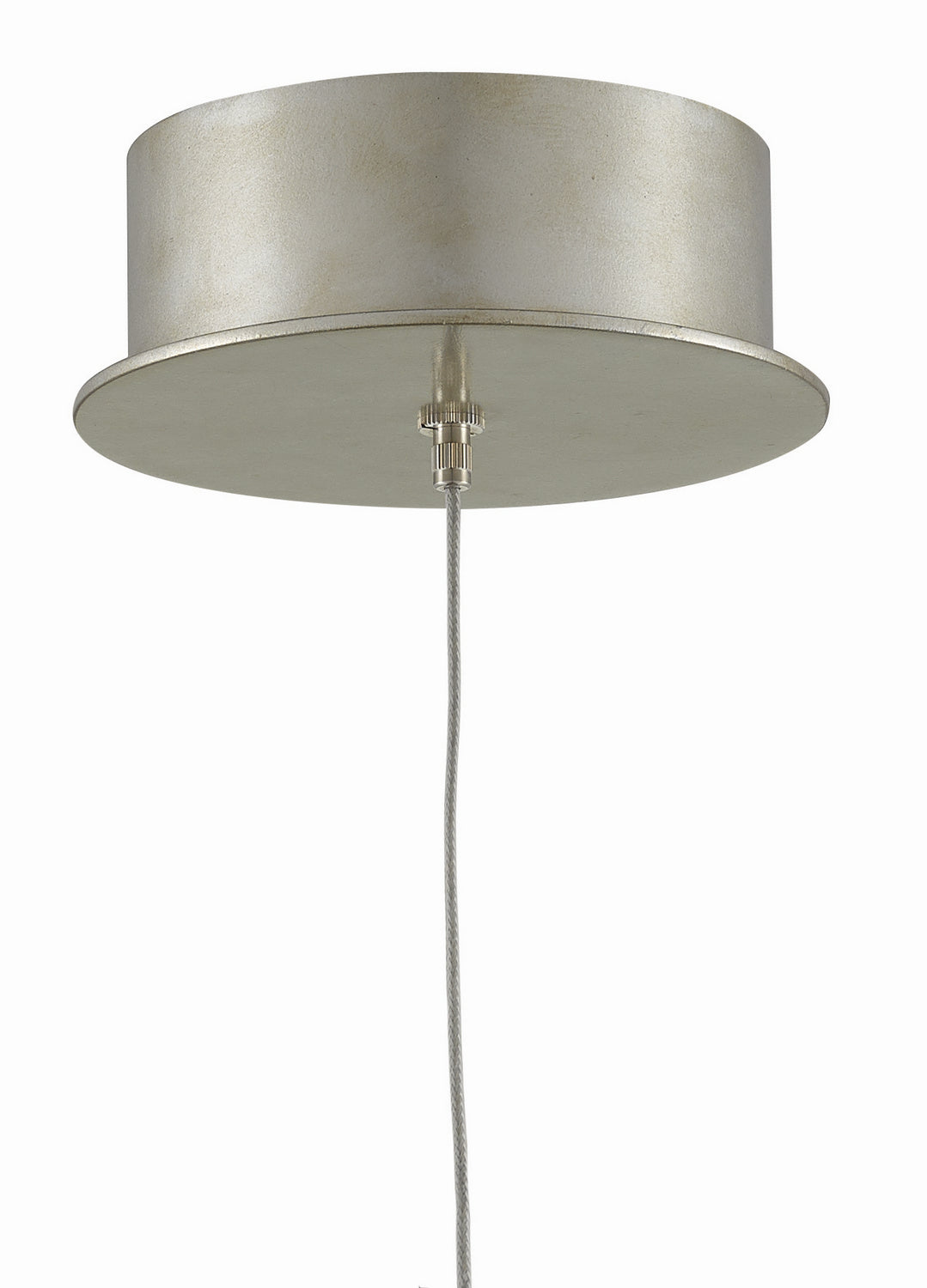 Currey and Company 9000-0709 Dove 1-Light Pendant in White/Silver