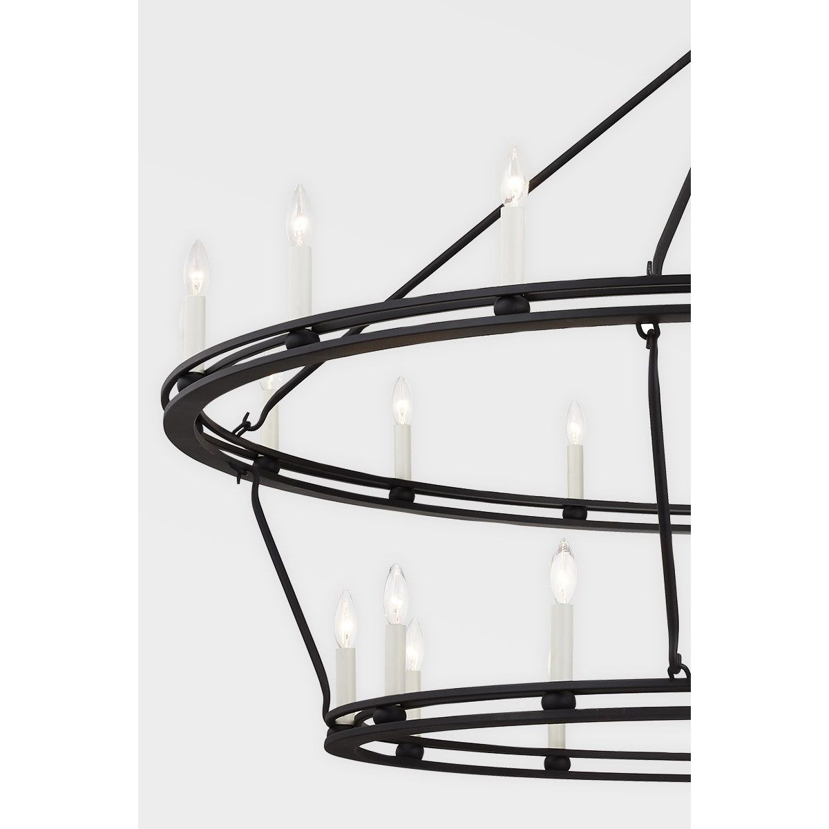 Troy Lighting Canada - F6235-TBK - 28 lampes Suspendu - Sutton - Noir texturé