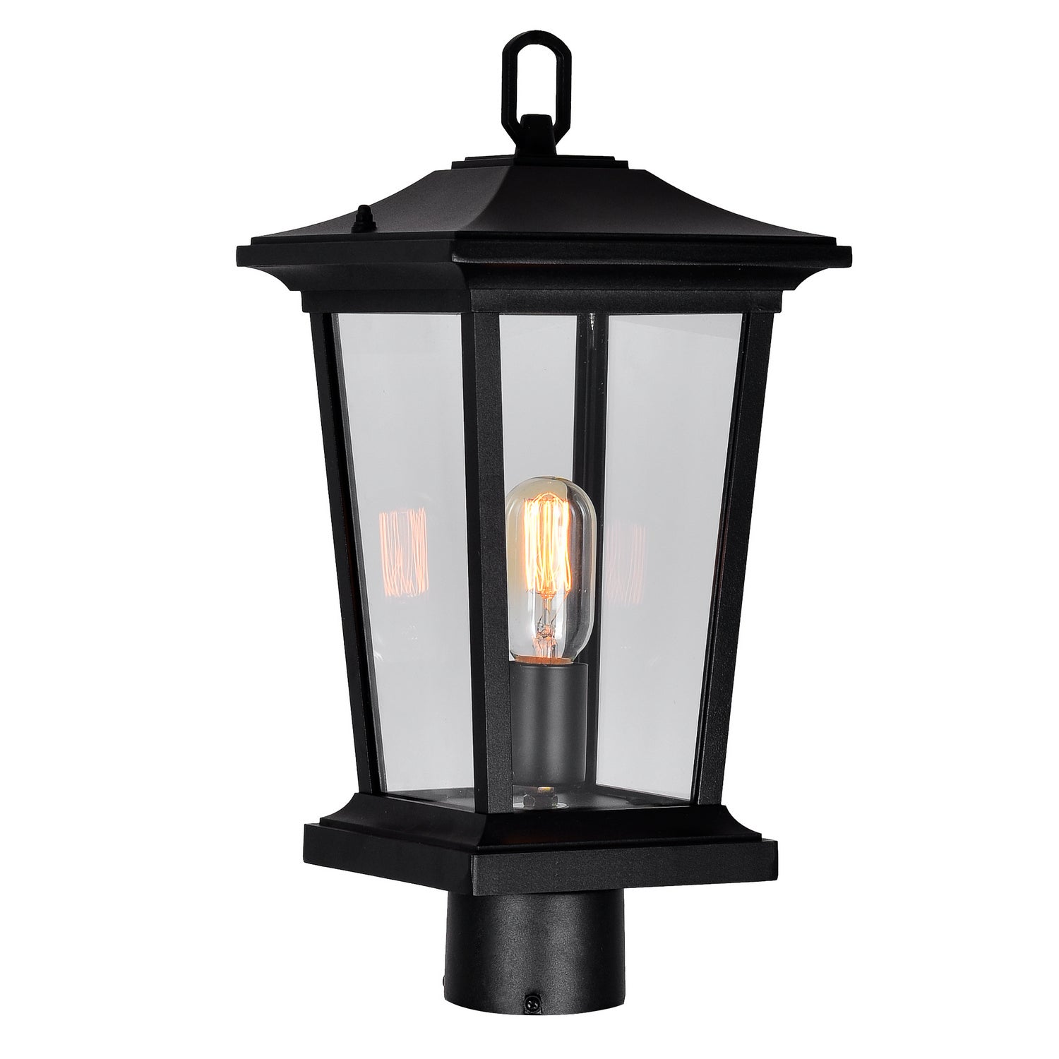 CWI Lighting Canada - 0413PT8-1-101 - Tête de lanterne extérieure à une lumière - Leawood - Noir
