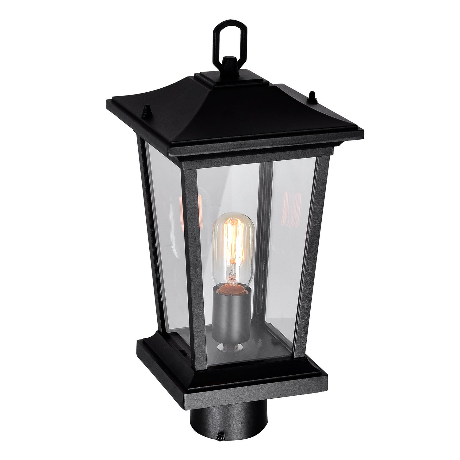 CWI Lighting Canada - 0413PT8-1-101 - Tête de lanterne extérieure à une lumière - Leawood - Noir