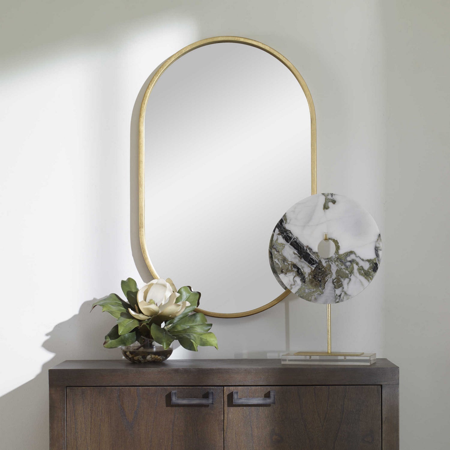 Uttermost - 09736 - Mirror - Varina - Antiqued Gold Leaf
